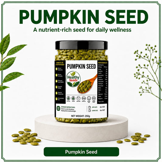 Premium Pumpkin Seeds Without Shell | Fresh Stock | 100% Pure & Organic | Packed in Jar
