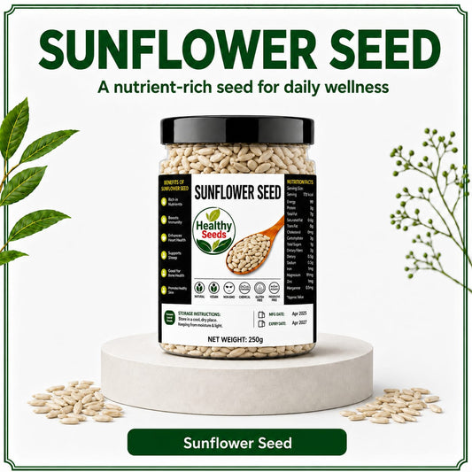 Premium Sunflower Seeds | Premium Quality Beej | 100% Pure & Organic | Packed in Jar