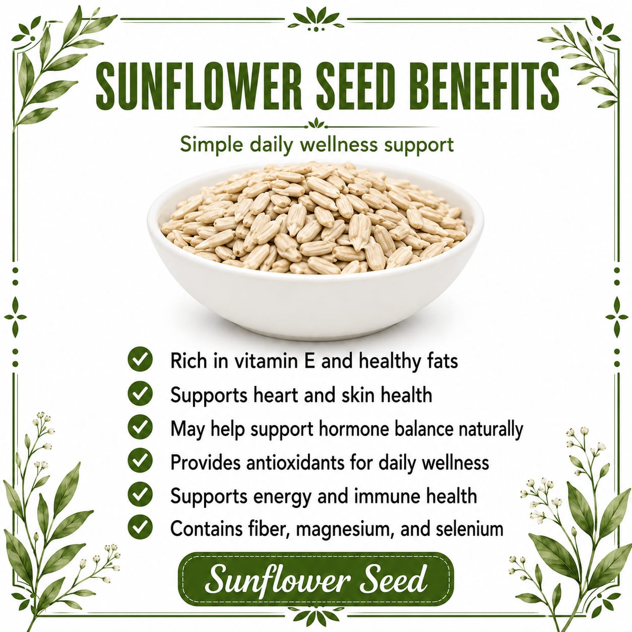 Premium Sunflower Seeds | Premium Quality Beej | 100% Pure & Organic | Packed in Jar